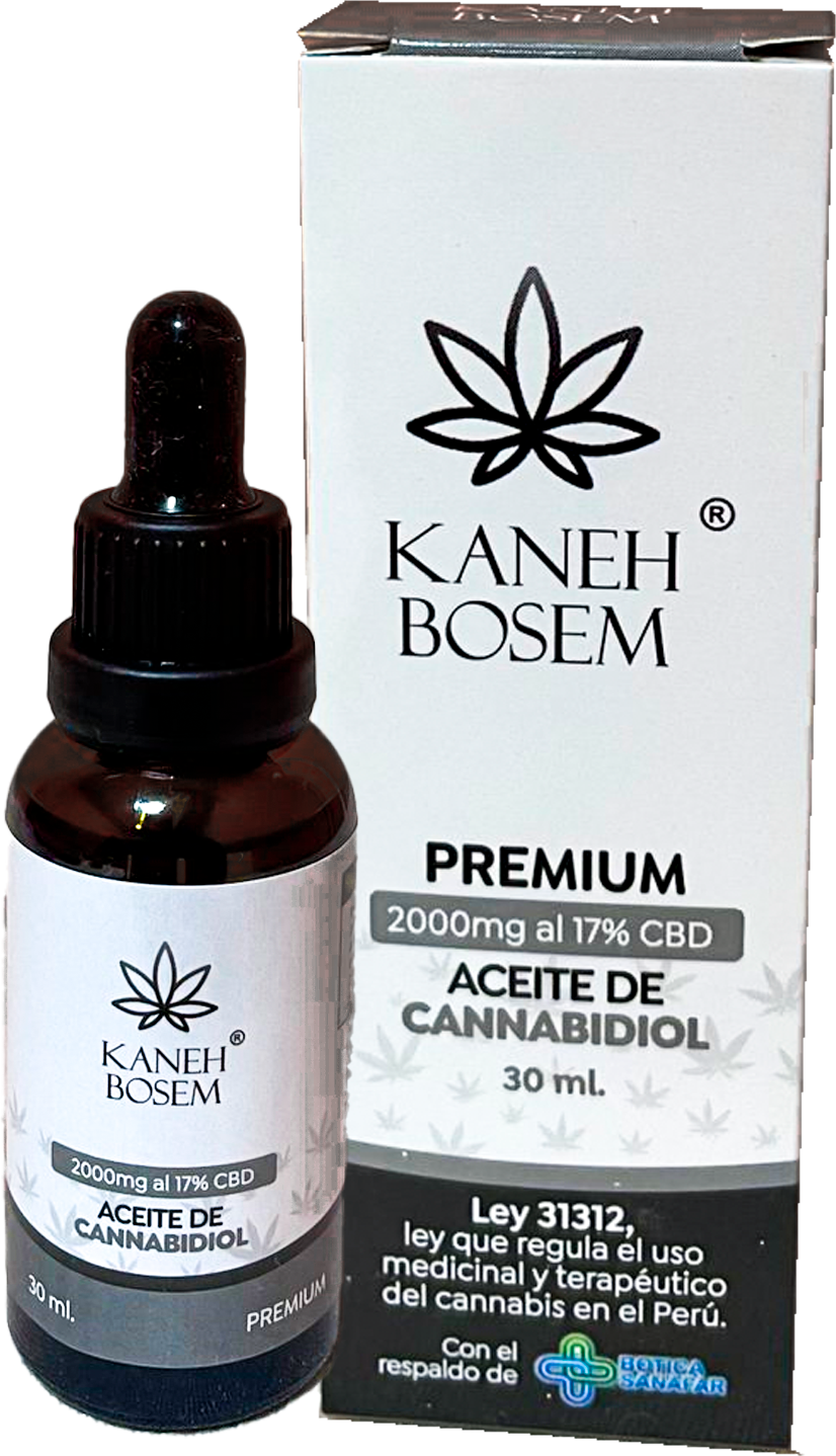 Aceite de CBD DINAMED+ de Kaneh Bosem, frasco de 30 ml