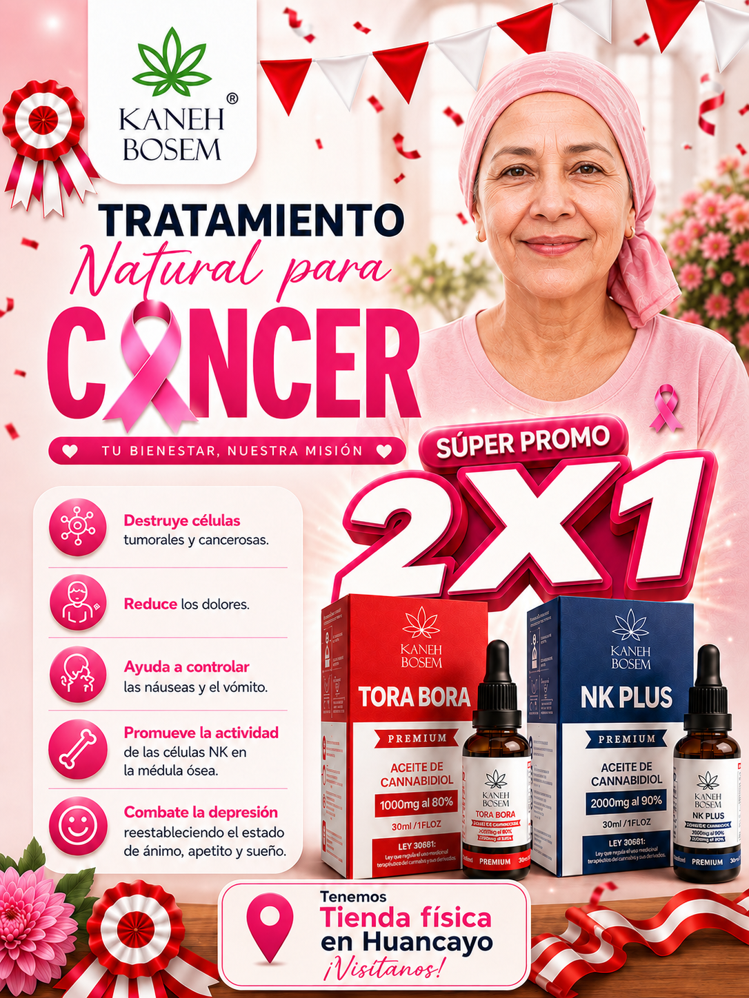 Acompañamiento con aceite de CBD para pacientes con cáncer