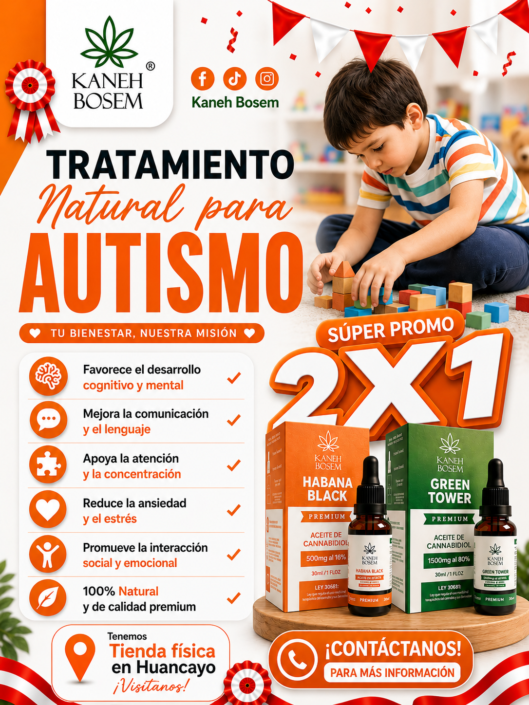 Acompañamiento con aceite de CBD en autismo